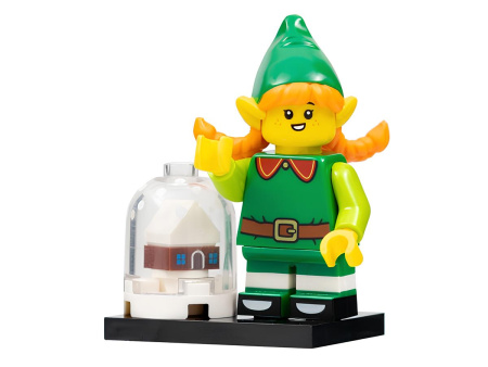 Минифигурка Lego Holiday Elf, Series 23 col23-5 71034 U